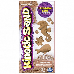 Кинетический песок для лепки из серии «Kinetic Sand», 680 грамм, коричневый (Spin Master, 71409-2-6026697)